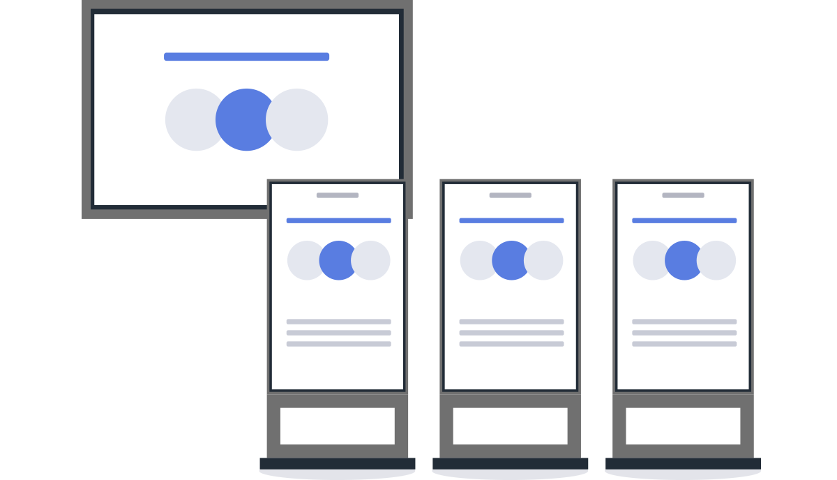 BRAVIA Signage（優勝版）のイメージ図