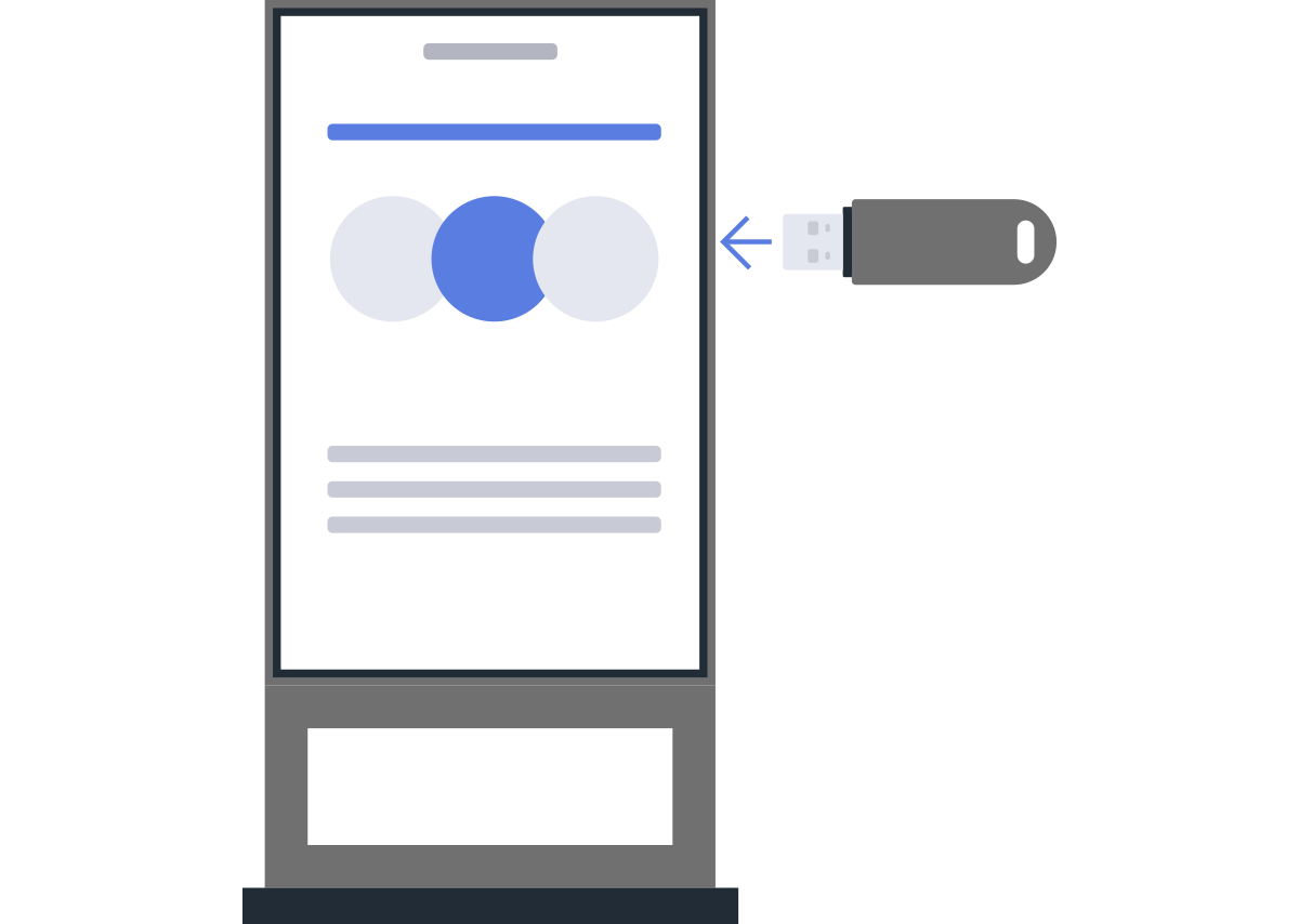 Diagram of BRAVIA Signage Free