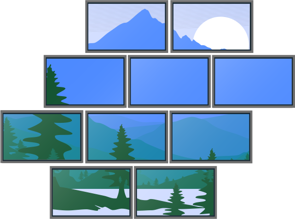 Multi Display Settings key visual